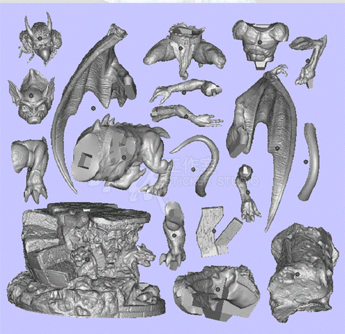 Gargoyles 3D Printing Unpainted Figure Model GK Blank Kit New Hot Toy In Stock - Picture 2 of 8