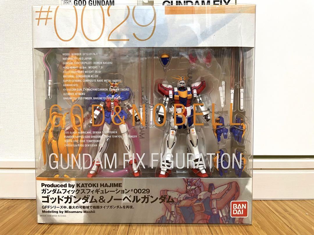 GUNDAM FIX FIGURATION #0029 ゴッドガンダム&ノーベルガンダム
