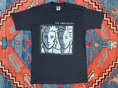 Vintage Band Shirt The Rembrandts Autographed Friends 90s Large Single Stitch 