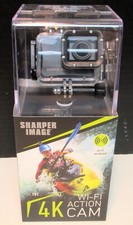 NEW IN BOX SHARPER IMAGE SVC701 4K WIFI ACTION CAM INCASED WATERPROOF PROTECTED