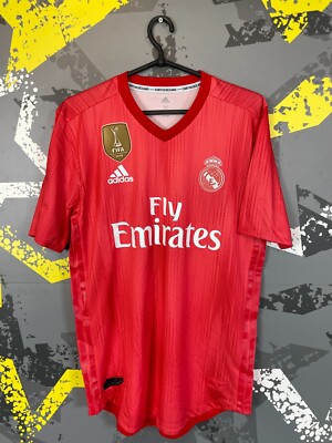 Real Madrid Jersey Authentic 2018 2019 Authentic MEDIUM Shirt