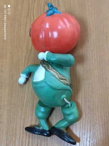VINTAGE TOY LORD TOMATO TOMATE CELLULOID DOLL 'CIPOLLINO' 50's SOVIET USSR CCCP - Picture 5 of 24
