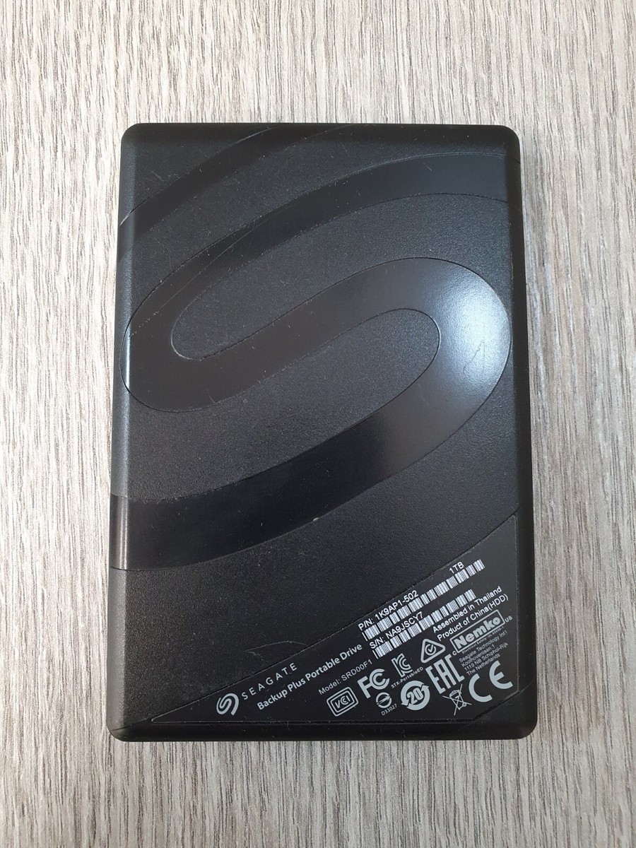 Seagate SRD00F1 1TB Storage Backup Plus Portable External HDD