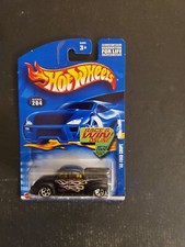 2002 Hot Wheels Mainline, '40 Ford Coupe, Flat Black, Collector 204