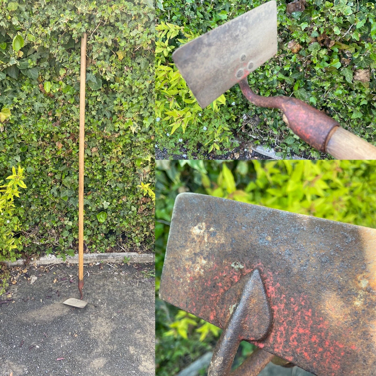 Vintage Garden Hoe Long Handled