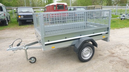 Brenderup Kastenanhänger m.Laubgitter 750 KG 100KM/H Neu 2:Wahl Versand pro KM