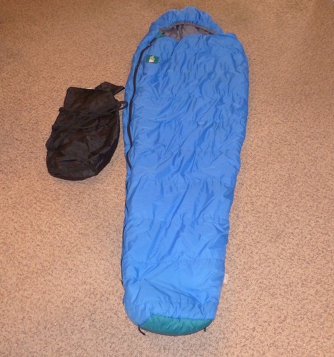 The North Face Green Label Synthetic RHZ 30º Camping Sleeping Bag Blue 72"x28"