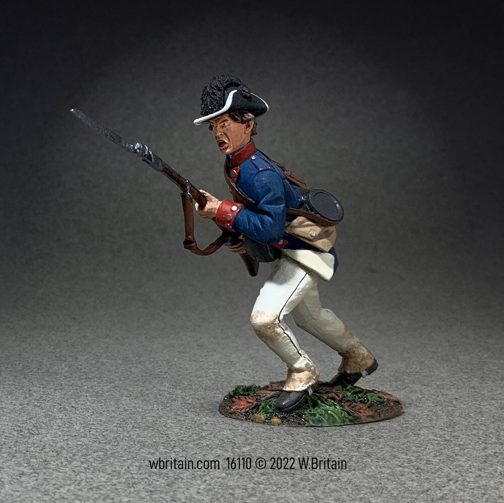 BRITAINS SOLDIERS CLASH OF EMPIRES 16110 - Wayne’s Legion Infantryman Running
