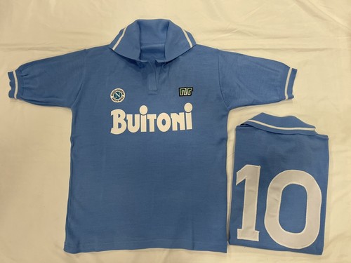1 maglia MARADONA NAPOLI BUITONI 10 1985/86 tessuto originale acrilico  vintage | eBay