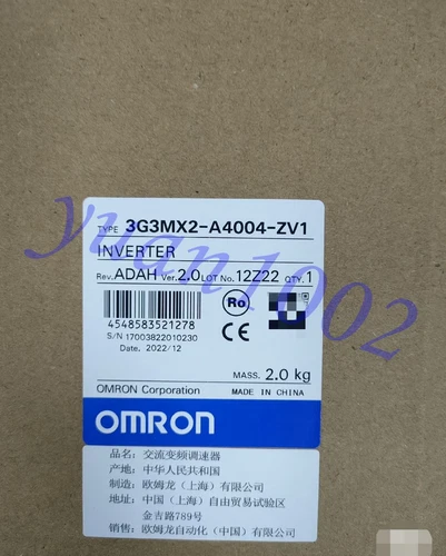 1PCS NEW Omron 3G3MX2-A4004-ZV1 Frequency converter Fast FedEx or DHL