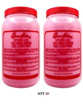 Queen Helene Hard To Hold Hair Styling Gel, Level 7 Hold, Pink 5lbs /80oz 2 PACK