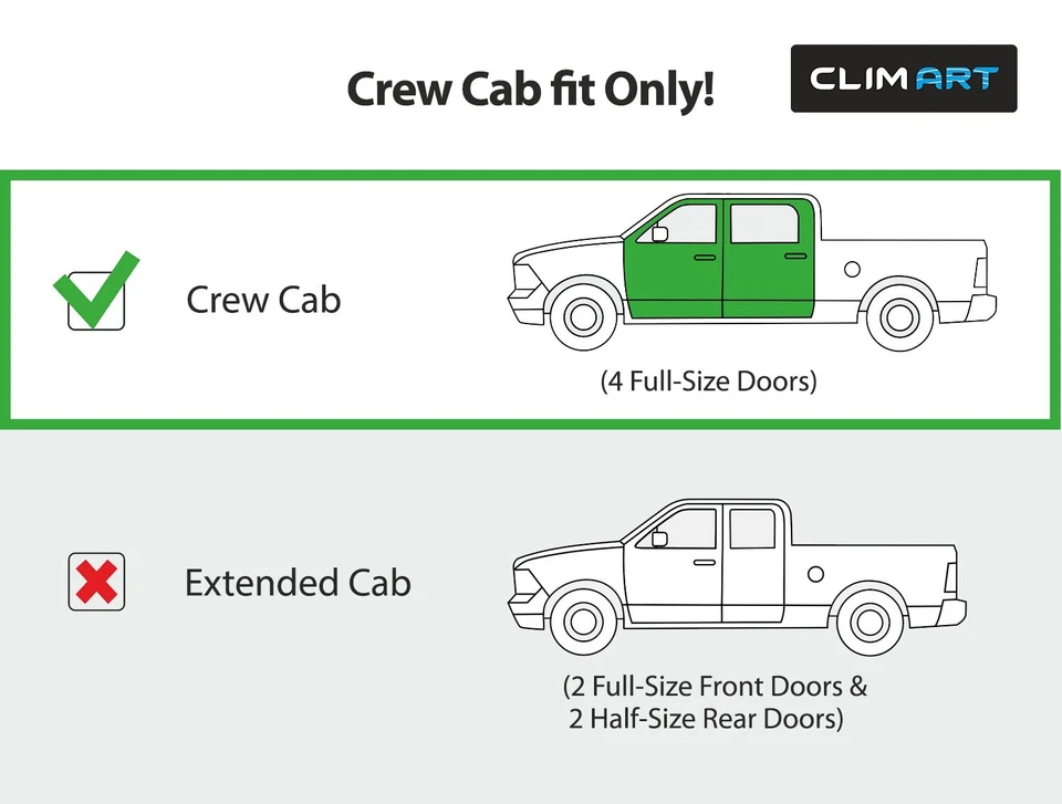 Protectores de lluvia viseras de ventilación para GMC Canyon 2015-2022 doble cabina Foto 4 de 4