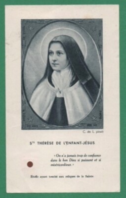 Relics - St Therese Of Lisieux
