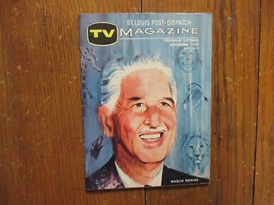 Nov-1966 St Louis Post-Dispatch TV Maga(MARLIN PERKINS/WILD KINGDOM/PHOEBE DORIN