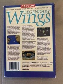 Legendary Wings (Nintendo NES, 1988) Boxed in Box CIB Very nice Includes Manual