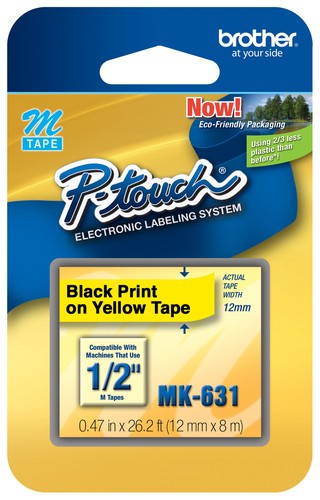 Brother PT-65 P-touch Tapes: Select Size & M Tape Color for PT65 Label Maker - Picture 13 of 16