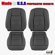 2010 - 2014 Mercedes Benz E200 E250 E300 E350 Driver Passenger Leather Cover Blk