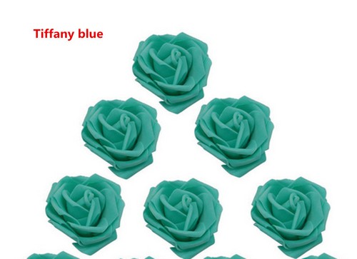 10pcs 7-8CM Artificial PE Foam Roses Flowers Heads DIY Home Wedding Decora - Picture 6 of 20