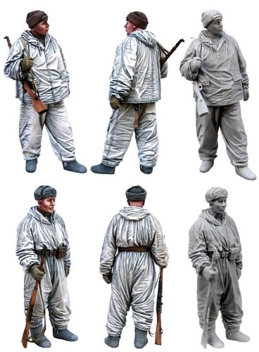 Modellino figurine resina 1/35 2 soldati non assemblati non dipinti - Foto 2 di 2