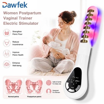 USB Rechargeable Vaginal Trainer Blue Light and Constant Heat Bladder Control
