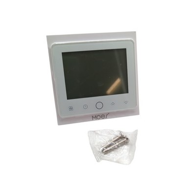 MOES WLAN Thermostat Temperaturregler Smart Life Tuya für Wasser Gasboiler Weiß