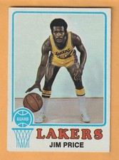 Jim Price Los Angeles Lakers 1973-74 Topps #38 Louisville Cardinals