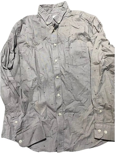 Goodfellow & Co Herren Button Down Hemd, Medium, Slim Fit Grau