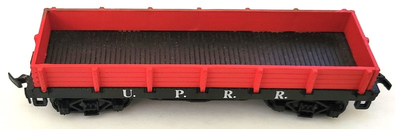 Union Pacific Flat Car  HO Scale Not Perfect Bachmann