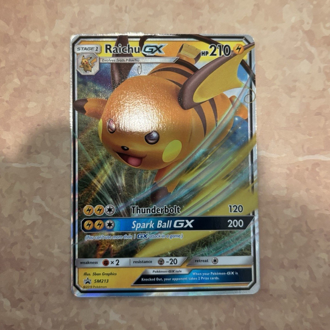 Raichu GX - SM213 - SM Promos (SMP) NM