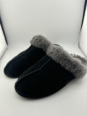 UGG Scuffette II slippers Womens Size 10 US Black Suede