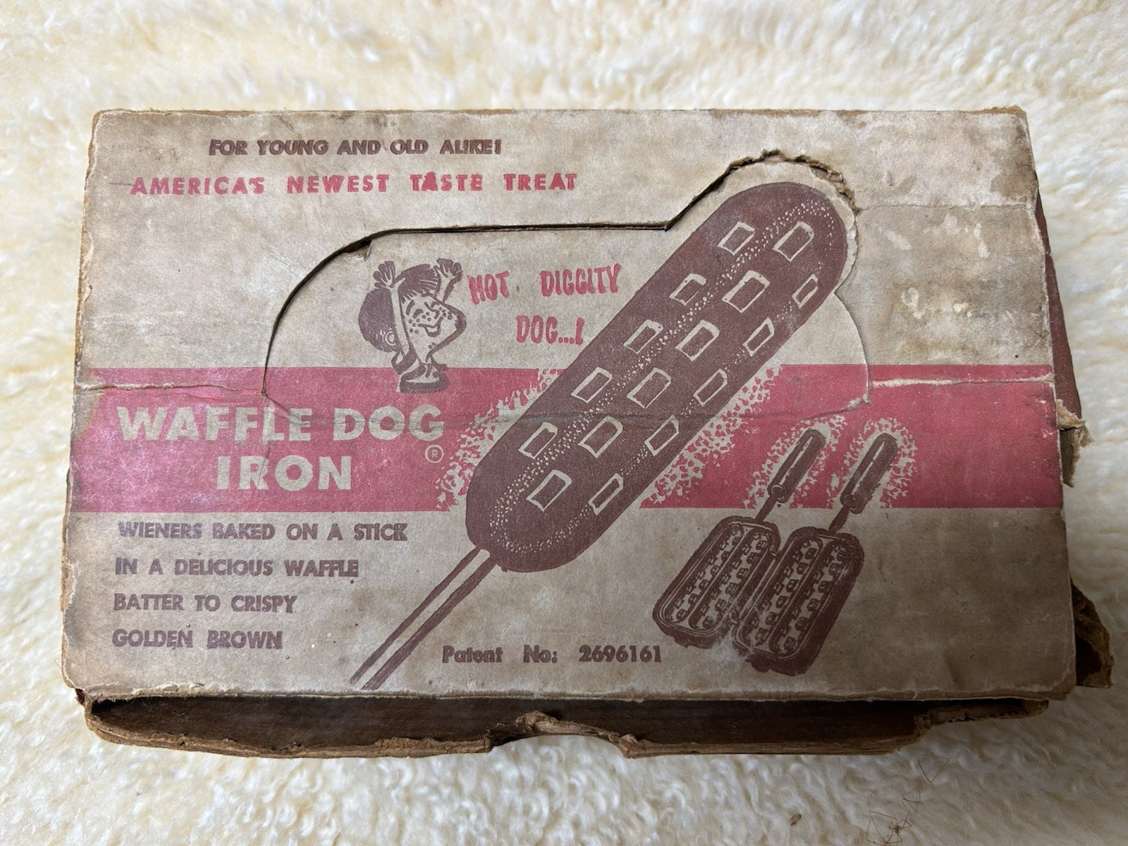 Maker Sausage Pancake Batter Hinged Vintage
