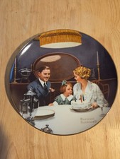 Knowles Norman Rockwell “The Birthday Wish” Collector Plate 1984 COA Box