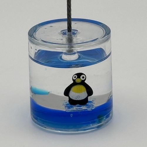 Floating Penguin in Water Ocean Souvenir Novelty Toy Clip On Aquarium Zoo Theme