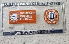 Old Dominion ODU University Alumni License Plate Frame