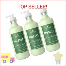 Village Naturals Therapy Muscle Shea Butter Lotion, Eucalyptus Mint Scent, 16 fl