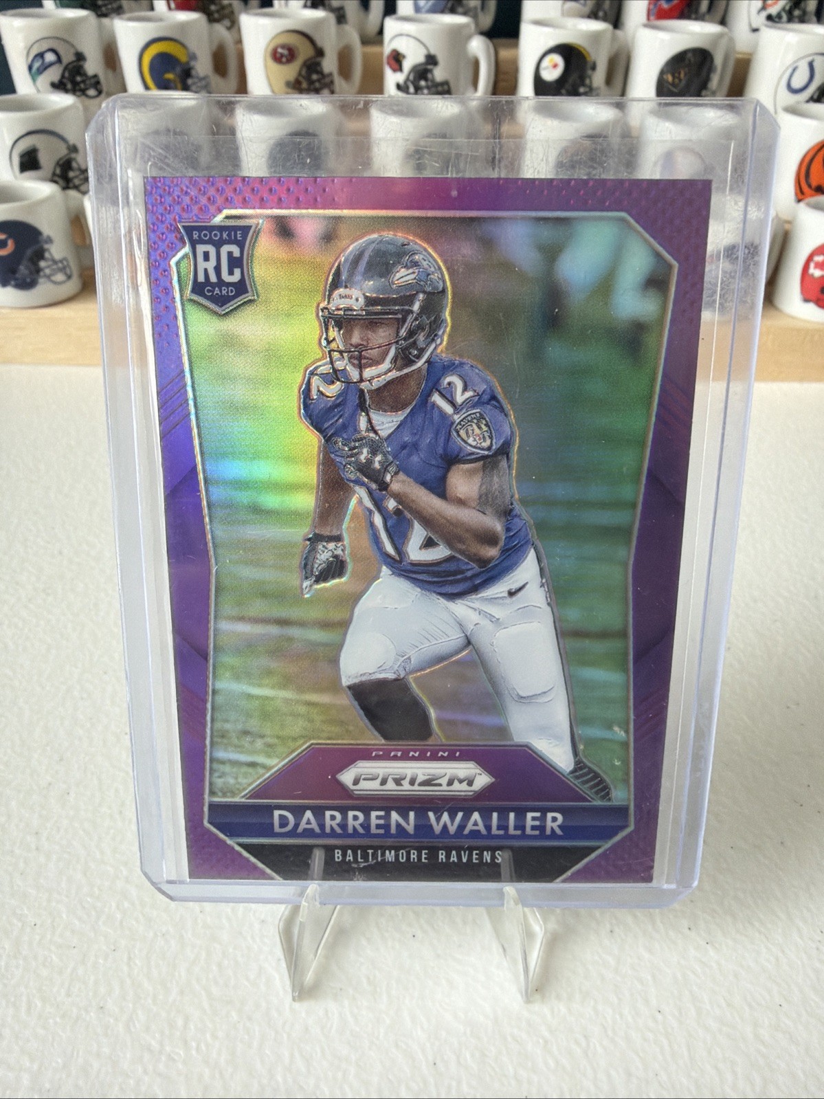 2015 Prizm Darren Waller Rookie Purple Prizm RC #221 Ravens Color Match
