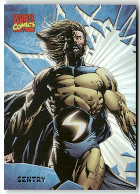 Marvel Comics Evolution Finding Unicorn 2024 CC-84 Sentry Blue Parallel