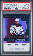 2021 UD CREDENTIALS UPDATE #150 ALEXIS LAFRENIERE 31/49 PSA 8