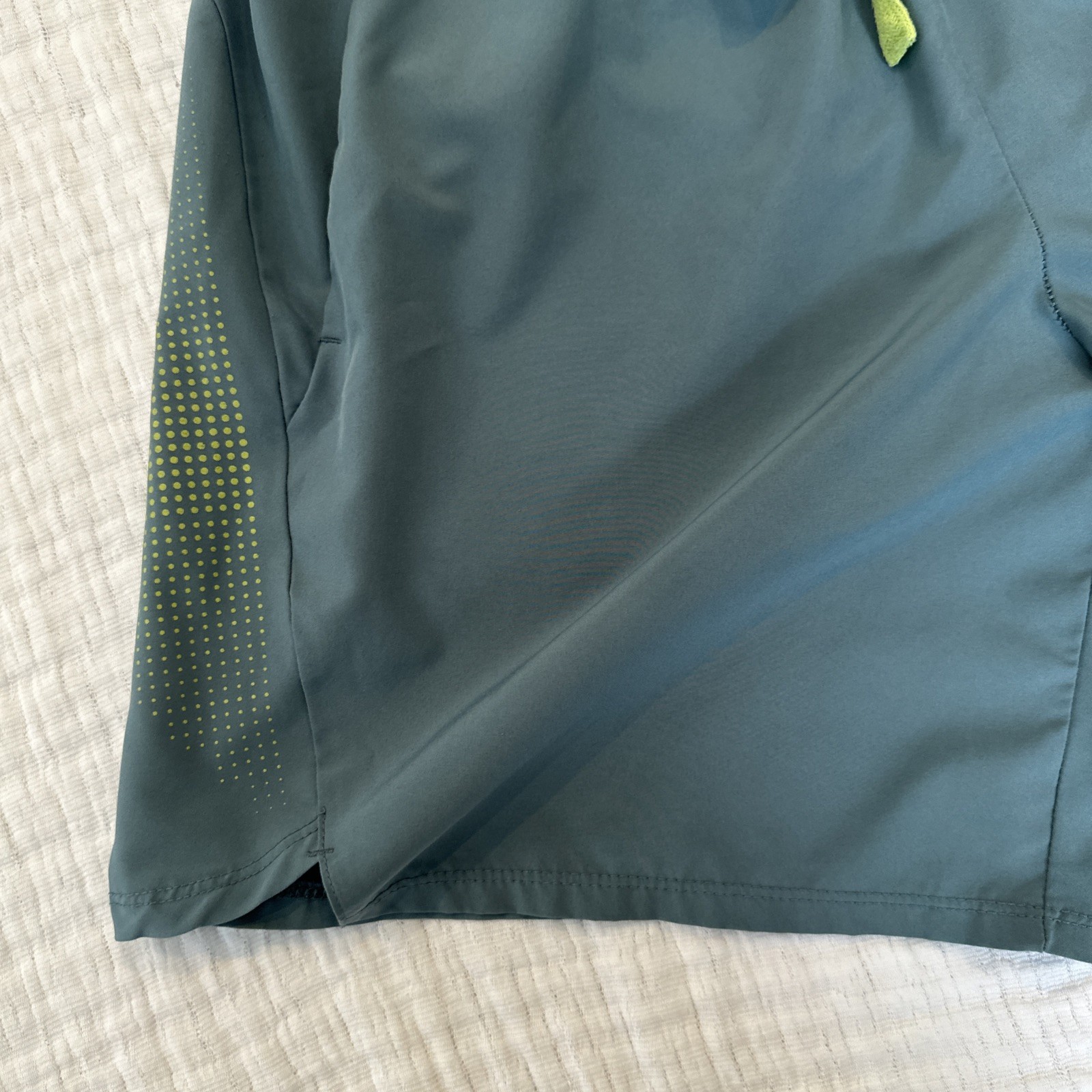 Asics Running Shorts Mens Size Small Teal Running Shorts thumbnail 3