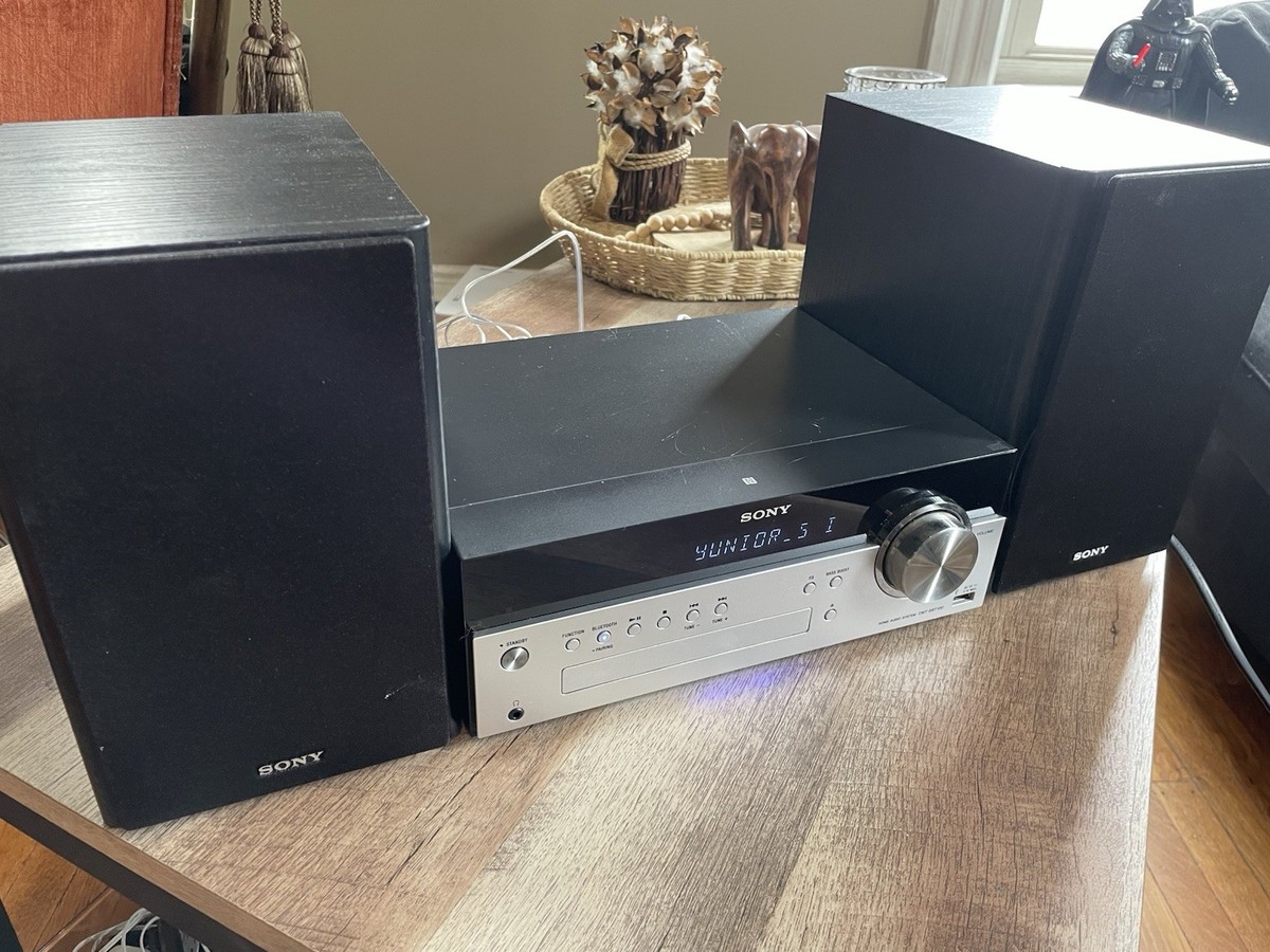 Sony CMT-SBT100 Stereo Sound System With Speakers CD/Radio