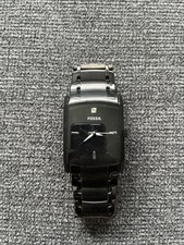 OROLOGIO UOMO FOSSIL QUARZO FS-4159 251104 C QUADRANTE/CINTURINO NERO 5 ATM CON R