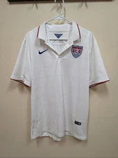 Nike US National Soccer Team 2014/2015 World Cup Home Jersey White USA SIZE L