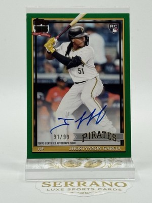 2026 Topps Update Jhostynxon Garcia Pittsburgh Pirates RC Auto /99 #91AU-JG
