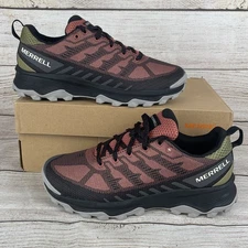 Merrell Speed Eco Womens Sz 8.5M Hiking Shoes Sedona Herb Red