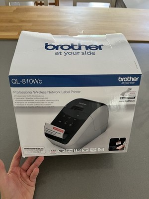Brother QL-810Wc Etikettendrucker UVP 180£ einmal benutzt Zustand OVP etc