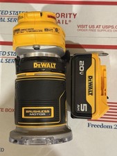 DEWALT 20V DCW600 Brushless Compact Router 5 AH Battery Never Used
