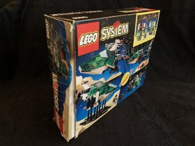 VINTAGE 1992 LEGO SPACE POLICE 6897 REBEL HUNTER, W/BOX, MANUAL