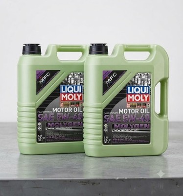 2 pack - LIQUI MOLY 20232 - Molygen New Generation 5W-40; 5 Liter