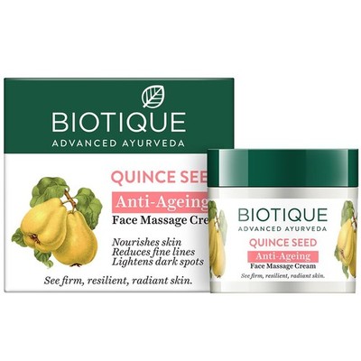 Biotique Quince Seed Nourishing Face Massage Cream 50 gm /1.69 Oz I Normal To Dr