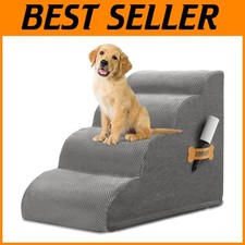 Orthopedic Dog Ramp for High Bed - Non-Slip Steps